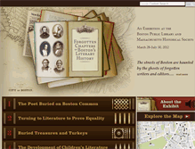 Tablet Screenshot of bostonliteraryhistory.com